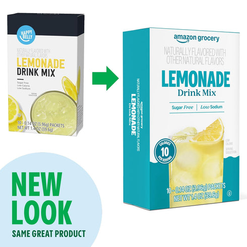10 packets, 1.4 Oz Amazon Grocery, Lemonade Drink Mix