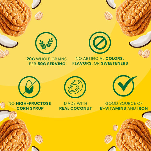 30 Packs, 6 (4 Pack) belVita Breakfast Bars Biscuits, Toasted Coconut, Total Boxes Biscuits Per
