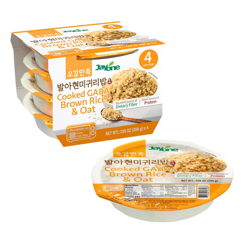 Jayone Instant Cooked Rice, Pantry Staple Bap, Sticky, Microwavable, Shelf Stable Asian