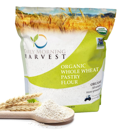 Early Morning Harvest Organic Whole Wheat Pastry Flour - Made from Non-GMO