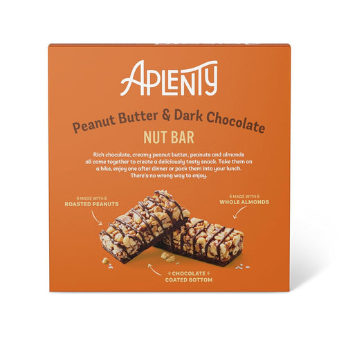 Aplenty Dark Chocolate Peanut Butter Nut Bar