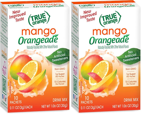 True Citrus Orange, Mango, 1.06 Oz (30gm) (Pack of 2)