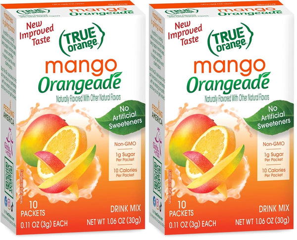 True Citrus Orange, Mango, 1.06 Oz (30gm) (Pack of 2)