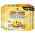 Twinings Lemon & Ginger Herbal Tea Individually Wrapped Bags, 50 Count (Pack