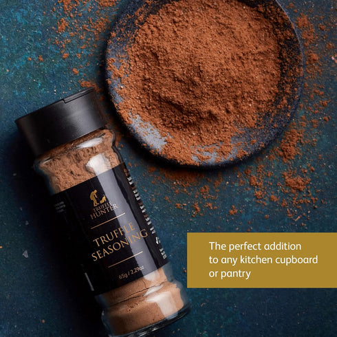 TruffleHunter - Black Truffle Seasoning - Umami - Gourmet Condiments - 2.29 Oz