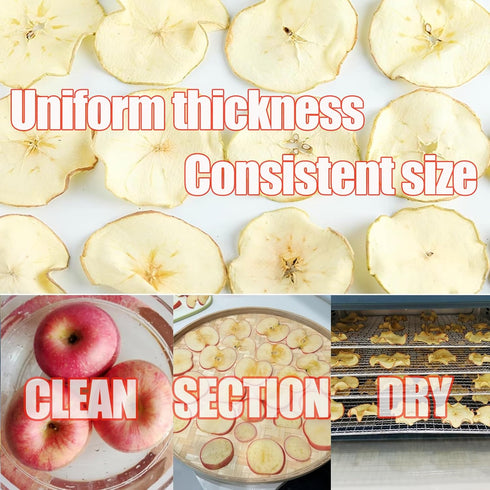 Generic Simmer 3.88 Oz/110g Dried Apples Slices No Sugar Added Bulk Snacks Bags Dehydrated Apples For Pot Tea Cake
