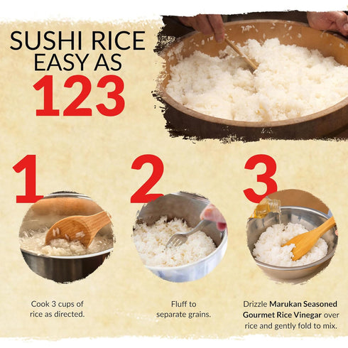 1 (Pack 1) Marukan Seasoned Gourmet Rice Vinegar, Gallon