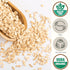 (4.8 lb) 100% Be Still Farms Organic Oatmeal Regular Rolled Oats - Old Fashioned Oat Bulk - Whole Grain | High in Fiber