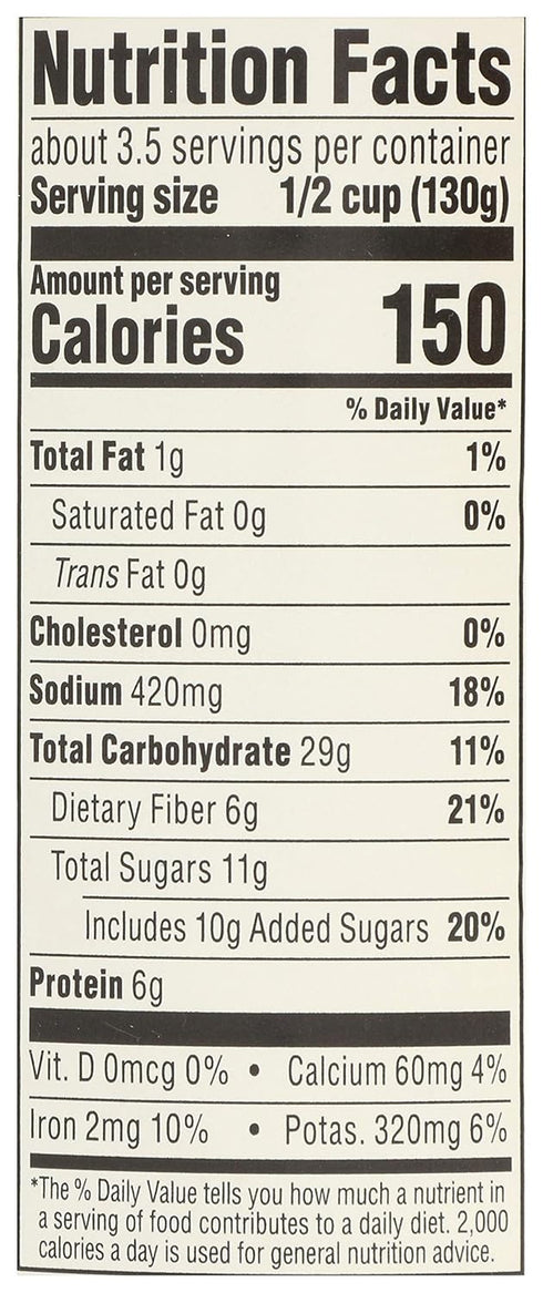 365 15 (Pack 4) by Whole Foods Market, Organic Traditional Baked Beans, Ounce