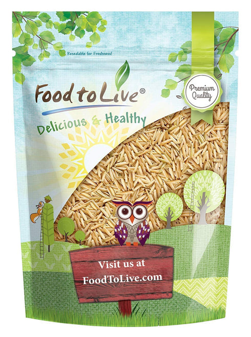 Food to Live Brown Basmati Rice, 3 Pounds Whole Grain, Long-Grain Rice