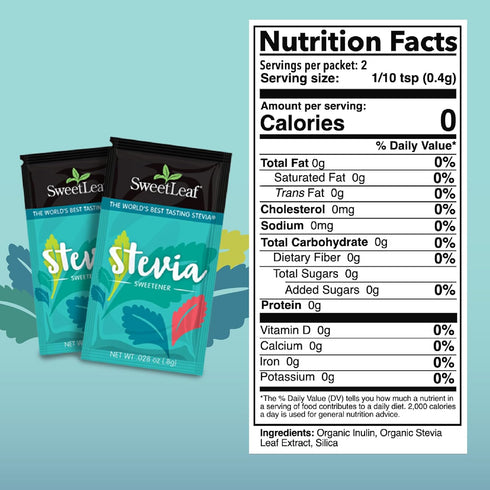 SweetLeaf Stevia Packets, 70 Count