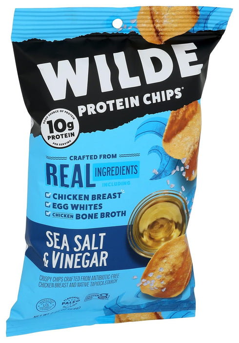 2.25 Oz Wilde Brands Sea Salt Vinegar Chicken Chips