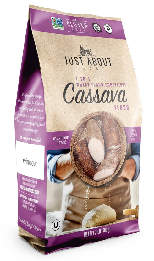 Cassava Flour 2 LB | 1 to 1 Wheat Flour Substitute |