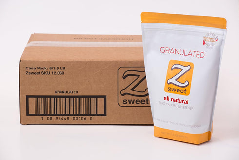 24 Oz. Z SWEET All Natural Zero Calorie Sweetener Granulated Non-GMO, Gluten-Free, No Glycemic Impact Erythritol Sugar