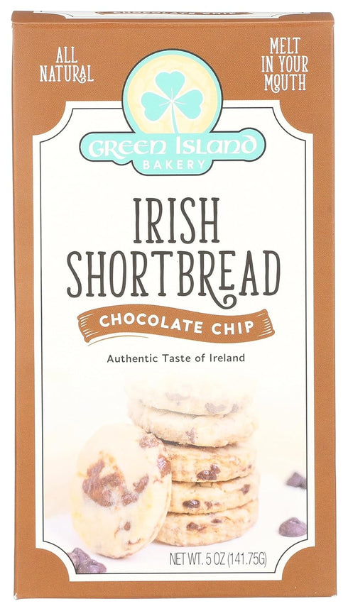 Green Island Bakery , Cookies Shortbread Irish Chocolate Chip, 5 Ounce