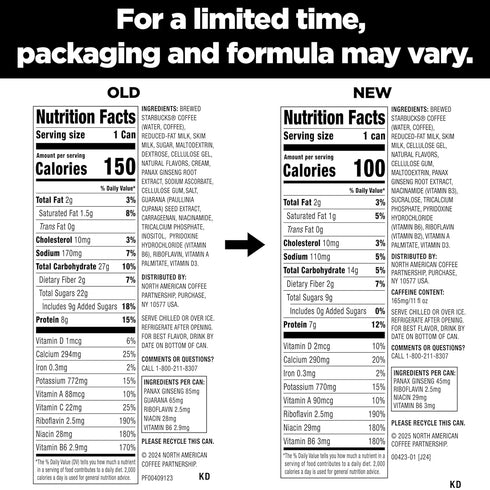 165mg 11 oz (12 Pack) Starbucks Tripleshot Coffee Energy Drink, Mocha, Triple Blend, Caffeine, B Vitamins, Protein