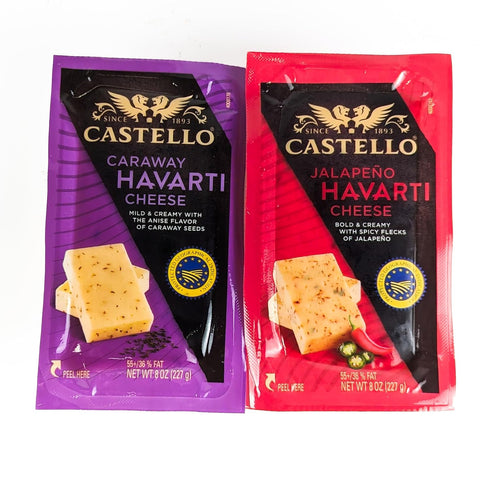 Generic Jalapeo and Caraway Havarti Cheese 7oz (Pack of 4)
