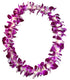 Aloha Island Lei Fresh Hawaiian Orchid Flower Lei, Single Strand From Hawaii