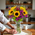 Stargazer Barn Wildflower Bouquet with Vase Mothers Day Flowers for Mom Fresh Flower Delivery, Farm Fresh, Hand-Tied
