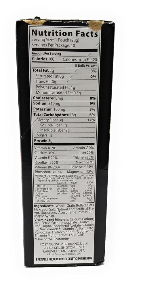 Better Oats (1) 9.8oz, (1) 9.8oz (2 Bundle: Apples & Cinnamon Maple and Brown Sugar Boxes Total)