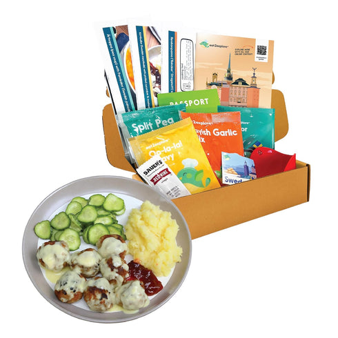 eat2explore Global Cooking Kit - Authentic Recipes, Essential Spices, Cultural Fun & Expert Drink Pairings - Perfect
