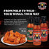 Pack, 3 Pack Wing-Time Buffalo Wing Sauce Variety Mild Medium Hot