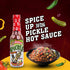 KICKIN' Spicy Pickle Hot Sauce - 5 oz - Premium Gourmet Jalapeno for Wings and Burgers