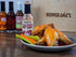 5 Pepper Joes Garlic Habanero Hot Sauce Gourmet Roasted Garlic Hot Sauce with Red Habanero Peppers Mild Heat