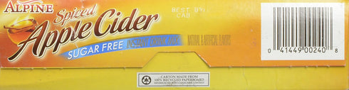 Alpine 10 Count (Pack 1) Spiced Apple Cider Sugar Free