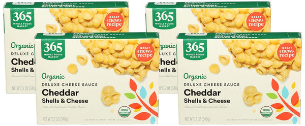 365 by Whole Foods Market, Organic Deluxe Cheddar Shells and Cheese, 12