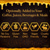 Golden Drip Pack 4 Pack Packets Honey Premium Golden Honey Sachets Herbal Vitality & Energy Support Natural Energy