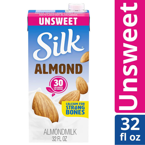 32 oz. (WWI00172) Silk Almond Milk Original Unsweetened