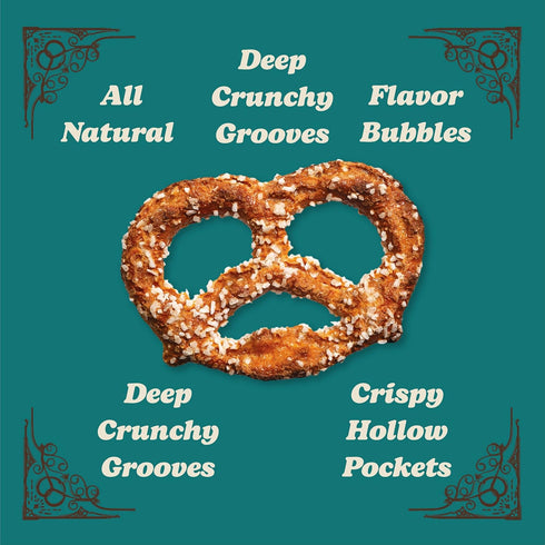 11 Oz. Pack 9 Unique Snacks Extra Salt Splits Pretzels, Original Split-Open Pretzels, Delicious Homestyle Baked Snack