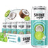 Shine Water Coconut Lime Vitamin D Electrolyte Drinks 12-Pack, Sugar Free Flavored
