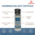 Coralina Caribbean Sea Salt - Coarse & Crunchy - Solar Evaporated - Enhances Saladsm, Meats, Seafood & Cocktails