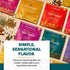 moji masala Indian Spice Kits – Variety of Seasonings Sets – Palak Masala, Gobi Masala, Aloo Rasedar Spice Blend –