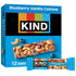 KIND Healthy Snacks Bars, Blueberry Vanilla Cashew, Gluten Free, 5g Protein, 12