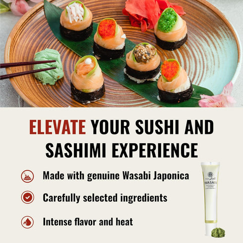 Muso from Japan - Real Wasabi, Authentic Flavor, Vegan and Gluten-Free - 1.52 Ounce