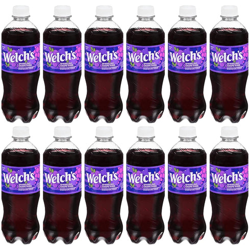 Welch's 20 fl. oz. Sparkling Soda Bottle (12, Grape)
