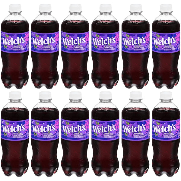 Welch's 20 fl. oz. Sparkling Soda Bottle (12, Grape)