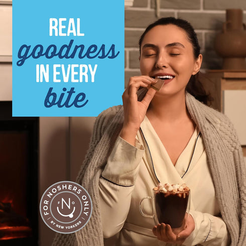 Packs 24) For Noshers Only - Peanut Butter Bites - Kosher Dairy Free Vegan Gluten Free Chocolate Peanut Butter Crispy