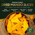 (2 Lb) Cravers Delight Lightly Sweetened Dried Mango Slices -Sliced Dehydrated Mango Dried Fruit in Bulk, Low Sugar