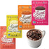 Sweet Logic Keto Dessert Mug Cake Mixes, Variety Pack - Triple Chocolate, Carrot Cake, Lemon Poppyseed, Orange Almond