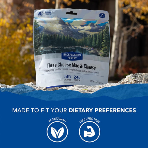 Gourmet Three Cheese Mac & Cheese - Perfect for Camping