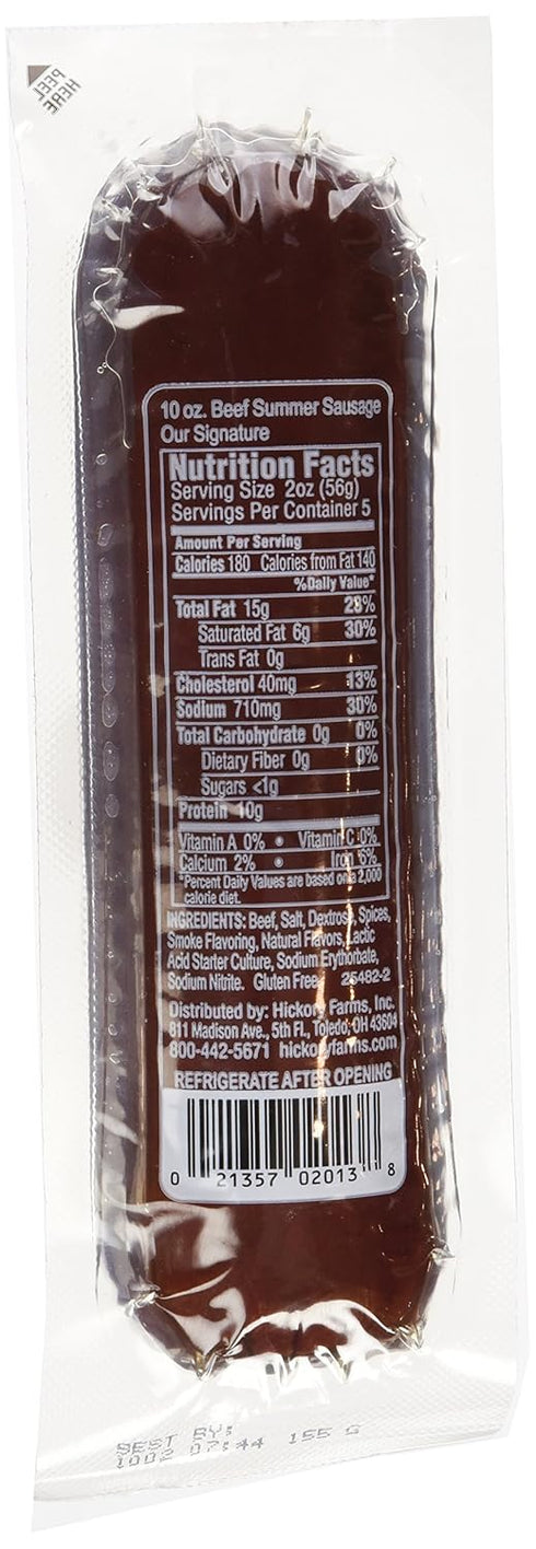 Summer Hickory Farms Beef Sausage