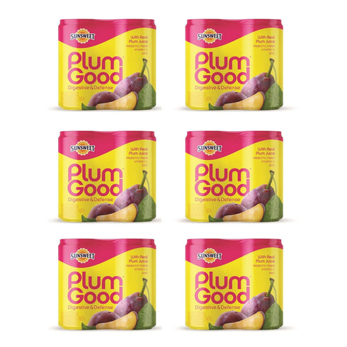 Sunsweet PlumGood Plum Juice Small Cans Canned Drink Made with Real Plum