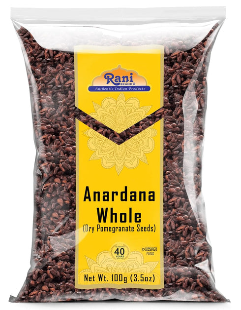 Rani Anardana (Pomegranate) Dry Whole Seeds 3.5oz (100g) ~ All Natural | No Color | Gluten Friendly | Vegan | Non-GMO