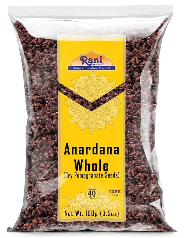 Rani Anardana (Pomegranate) Dry Whole Seeds 3.5oz (100g) ~ All Natural | No Color | Gluten Friendly | Vegan | Non-GMO
