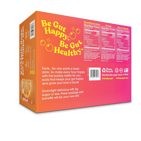 Pack, 12 oz, 12-count Poppi Variety
