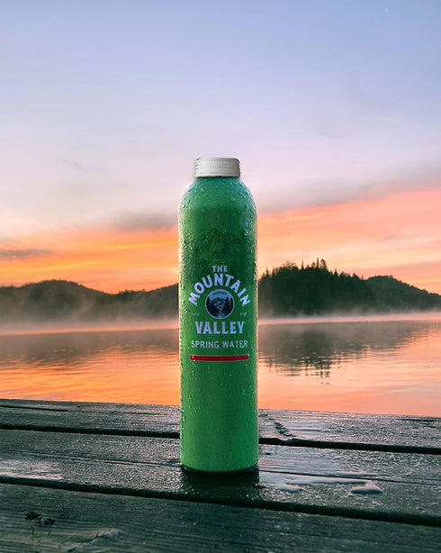 The Mountain Valley 750 mL 12pk he Mountain Valley Spring Water in Aluminum Can